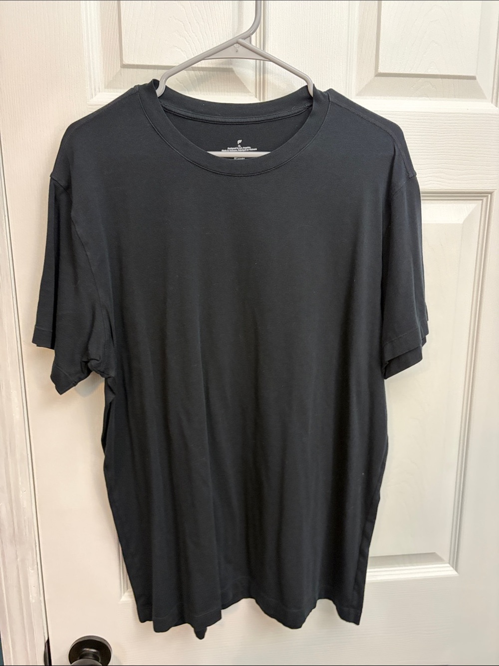 Fabletics Men's Black Short Sleeve Crew Tee